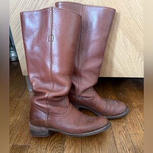 Frye Tan Leather Boots